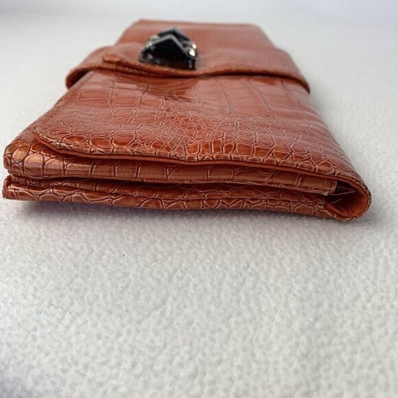 Bijoux Terner Orange Clutch Rectangle Wallet - Picture 8 of 10
